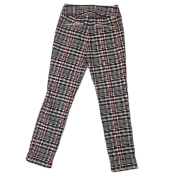 Tribal Flatten It Slimming Plaid Pull On Pant Size 2 - Picture 4 of 4